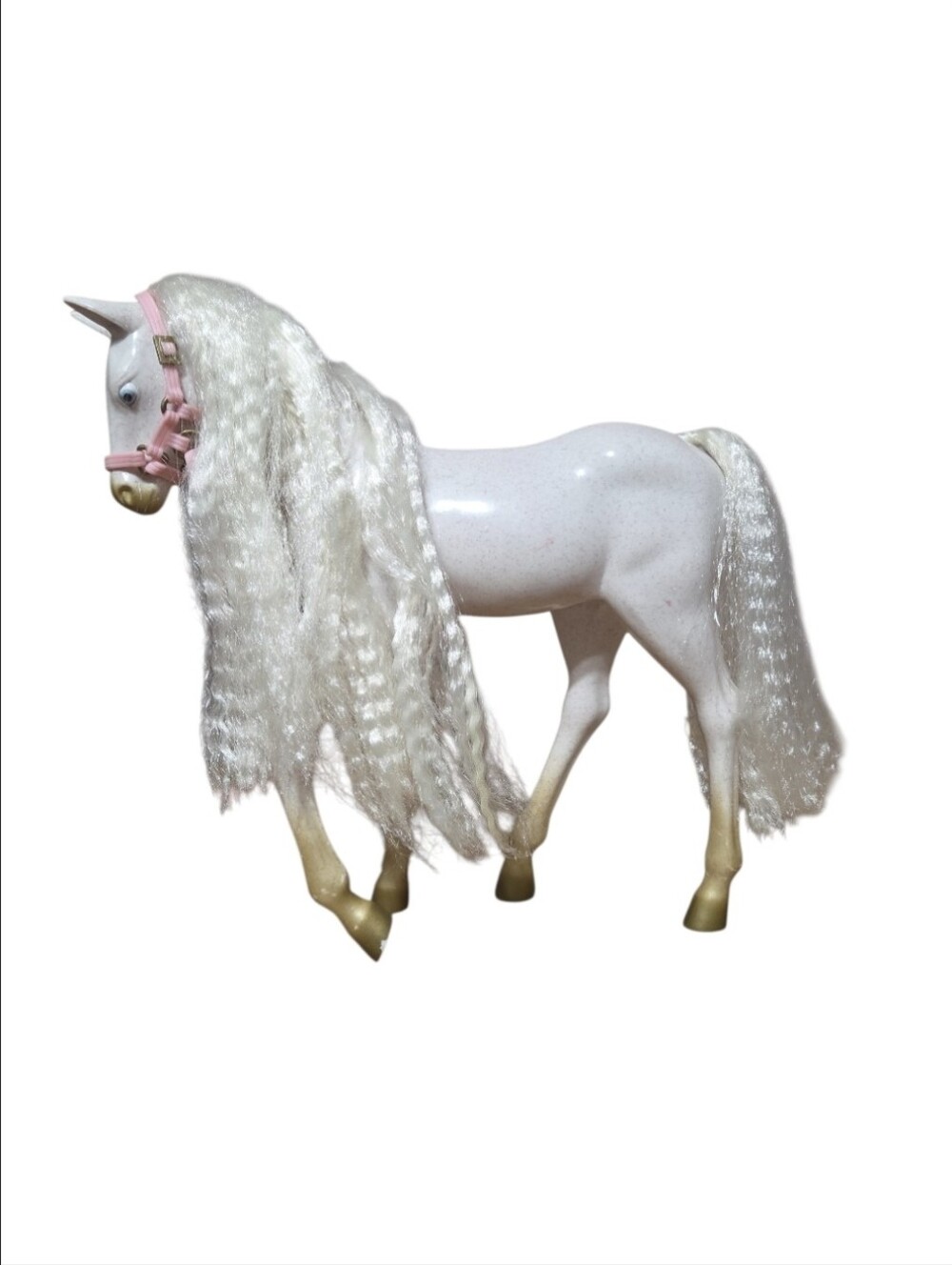 Our Generation 12" Hair Play Foal Glitter & Hearts Andalusian Horse in White